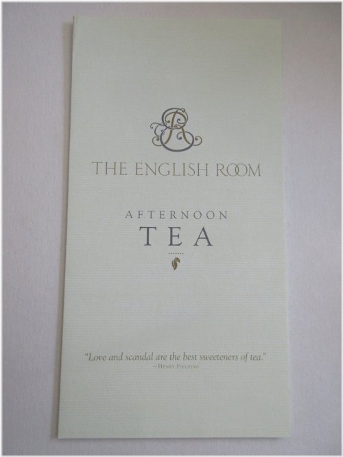 The Deer Path Inn Afternoon Tea Menu