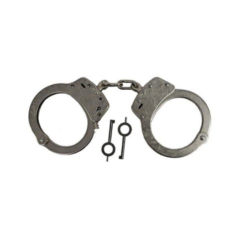 Nickel-Plated Chain-Linked Handcuffs by Smith & Wesson