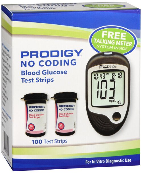Glucose Prodigy Test Strips