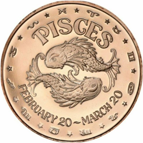 Pisces Copper Round