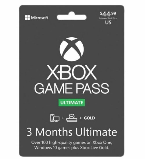 Game On: 3-Month Ultimate Pass for Xbox Gamers