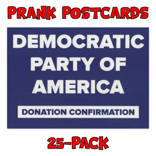 Political Prank Postcard Pack