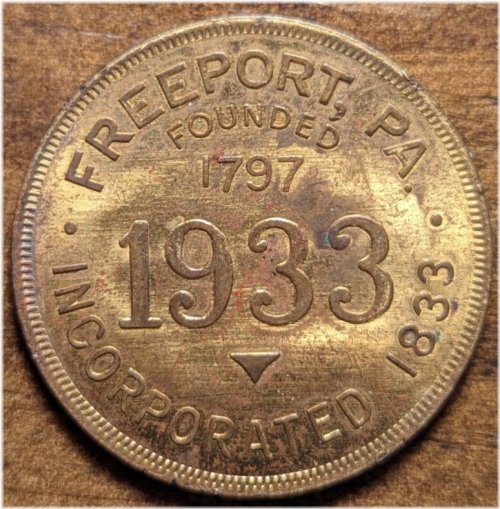Freeport Bicentennial Trade Token