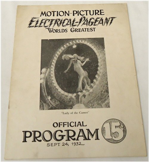 Vintage Cinematic Spectacle Program