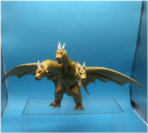 Godzilla's Fierce Nemesis: The Golden 3-Headed Dragon Action Figure