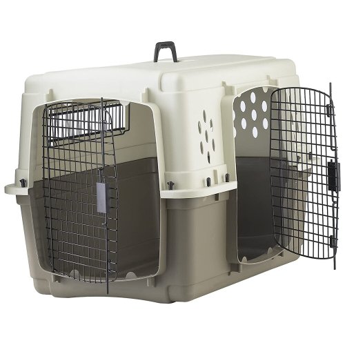 Miller Manufacturing Double Door Travel Kennel Crate