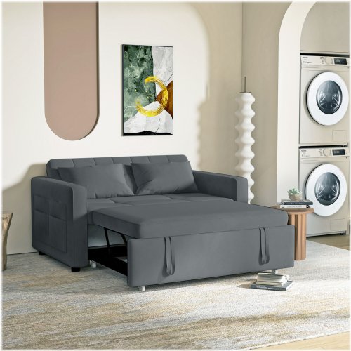 Comfy Convertible Sleeper Loveseat