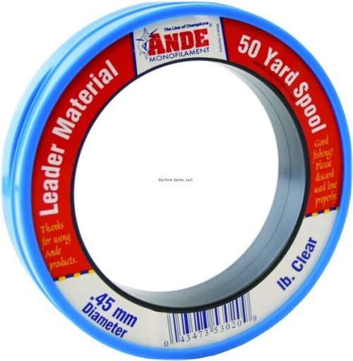 Clear Mono Wrist Spool - 50yd by Ande