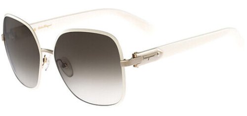 Butterfly Ivory Sunglasses by Salvatore Ferragamo