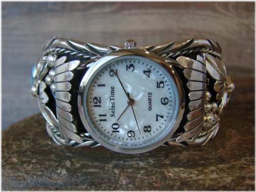 Southwest Turquoise Watch Cuff by Thomas Yazzie