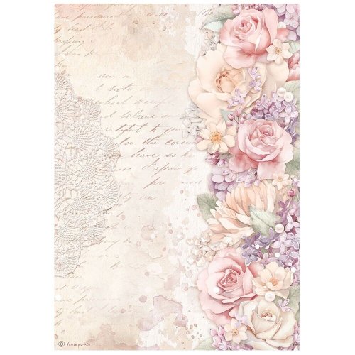 Floral Borders Decoupage Rice Paper