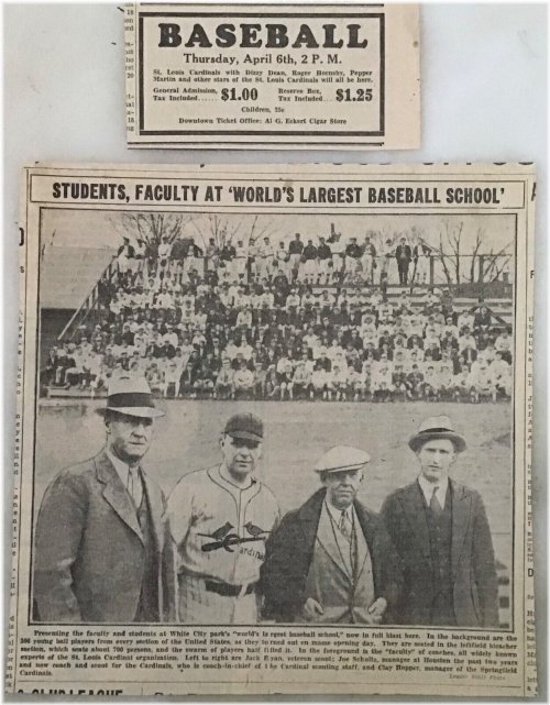 Baseball Time Capsule Clippings