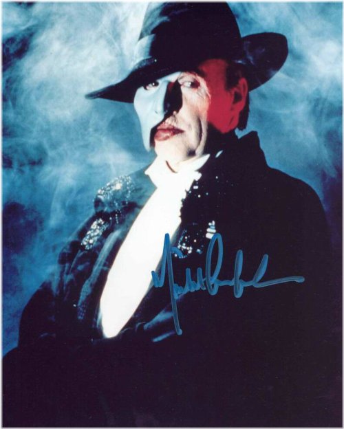 The Phantom's Signature: Michael Crawford 8x10 Autographed Photograph