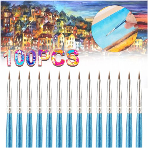 Micro Fine Detail Painting Brush Kit - Set of 100