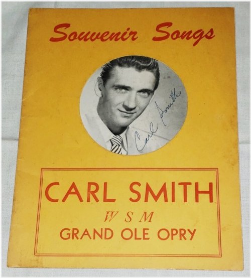Grand Ole Opry Souvenir Songs Program