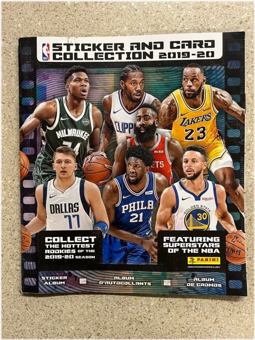 NBA Basketball Sticker & Card Collection Album