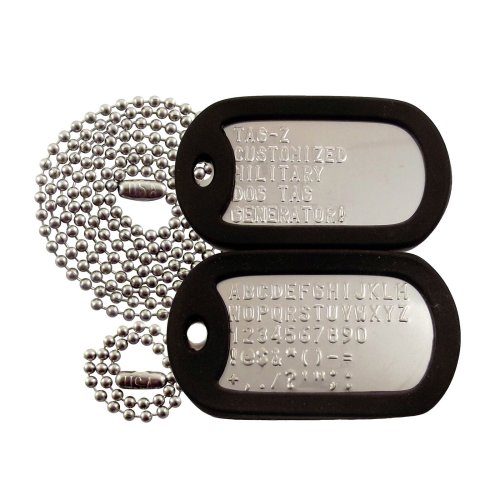 Stainless Steel Identification Tags with Silencers