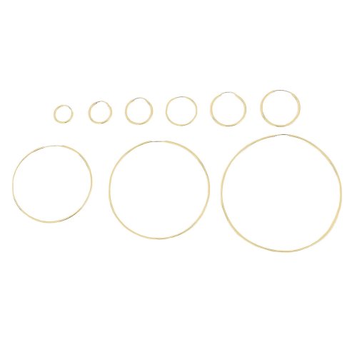 Radiant Golden Circles Earrings