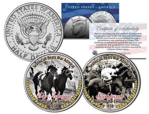 Match Race Commemorative Coin Set - Seabiscuit vs. War Admiral