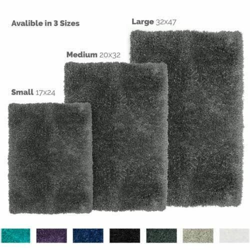 Soft Step Bathroom Rug Set - Plush and Stylish Toilet Cover, Bath Mat and Shower Rug