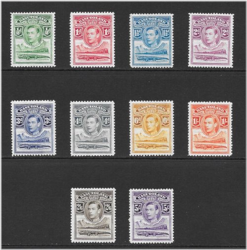 Basutoland King George VI Stamp Set