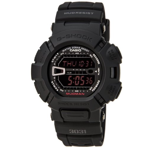 Resolute Resin Black Digital Watch
