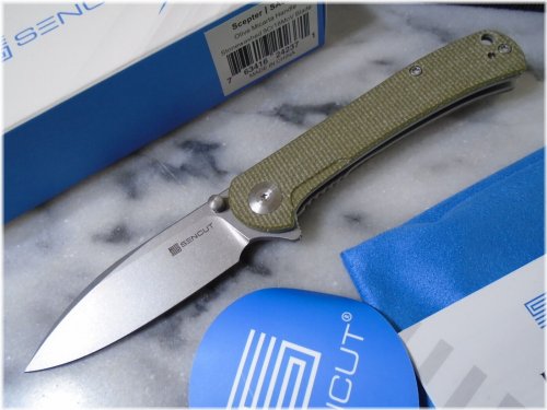 Scepter Green Micarta Folding Knife