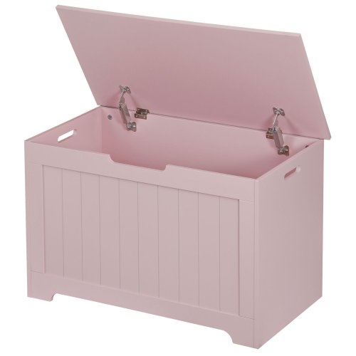 Rustic Wood Toy Chest Organizer