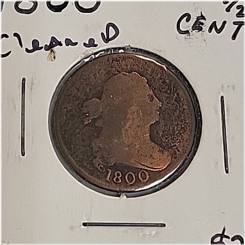 Antique Draped Bust Half Cent in Fair Condition