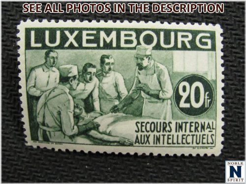 Luzembourg 1935 Dark Green Postage Stamp