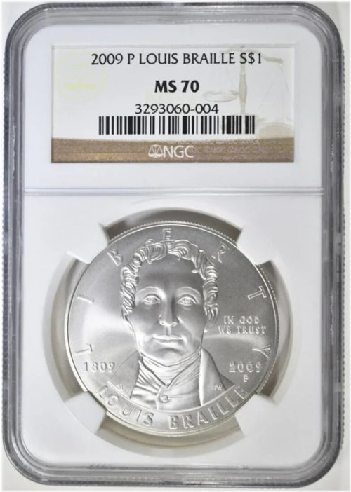 Braille Legacy Silver Dollar