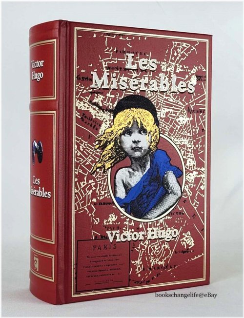 Victor Hugo's Masterpiece: A Deluxe Leather-Bound Edition of LES MISERABLES with Gilded Pages