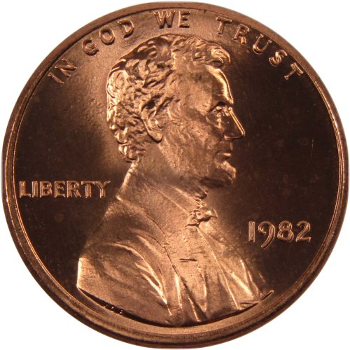 1982 Copper Alloy Lincoln Memorial Cent