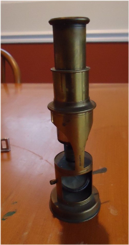 French Field Study Microscope, circa 1890