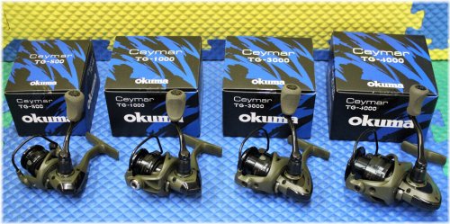 Tactical Green Spinning Reels by Okuma Ceymar