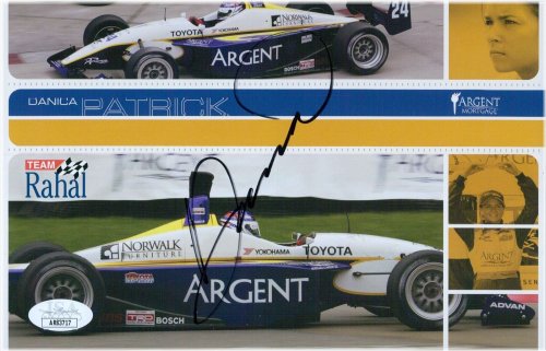 Danica Patrick Signed IndyCar Racer Photo - JSA Authenticated