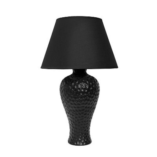Stucco Curvy Ceramic Table Lamp
