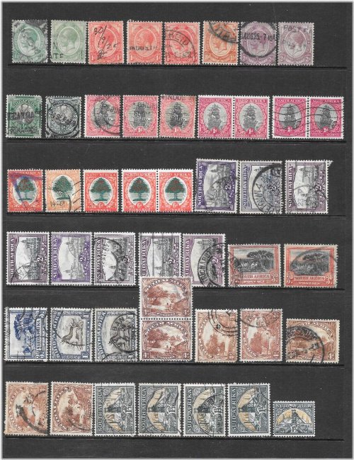 Southern African Stamp Collection - 1913 to 1947