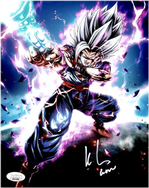 Dragon Ball Super Hero: Autographed Gohan Photo by Kyle Hebert