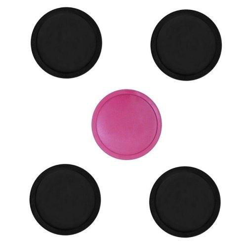 Puck Pack: Black and Pink Air Hockey Pucks Set