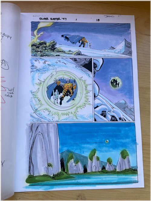 Silver Surfer Annual 1997 Color Guide by Scrier