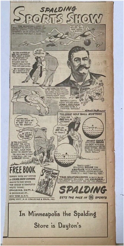 Sports Show Blast from the Past Cutouts