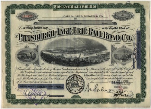 Steel City Railways Certificate