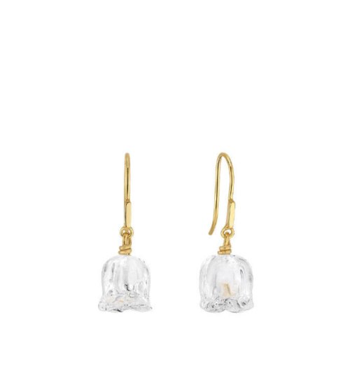 Crystal Lily Earrings