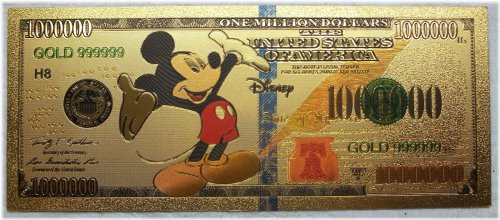 Disney Magic Million Dollar Bill