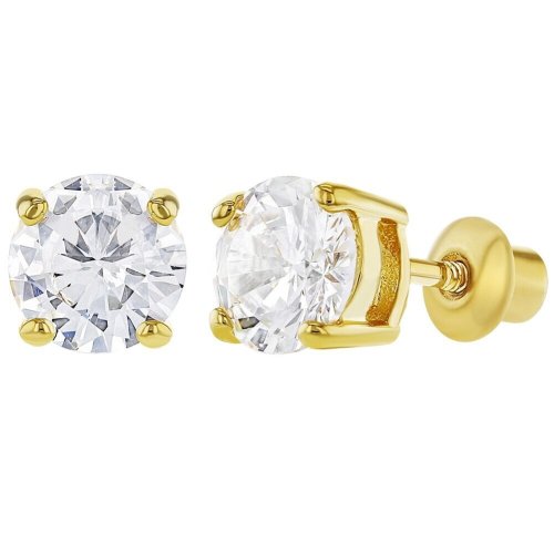 Sparkling April Birthstone Earrings