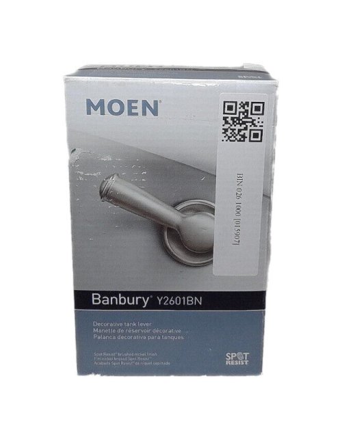 Brushed Nickel Tank Lever for MOEN Banbury Toilets