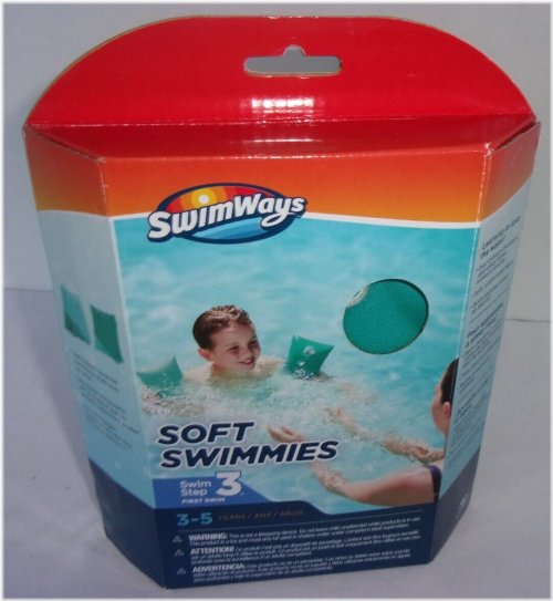 Turquoise Fabric Swim Arm Floats