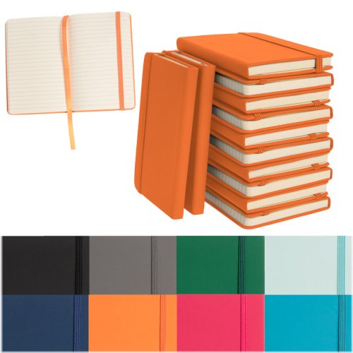 Simply Genius Leatherette Pocket Journals - Set of 12