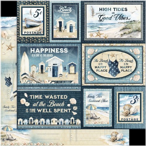 Ocean Breeze Scrapbooking Paper